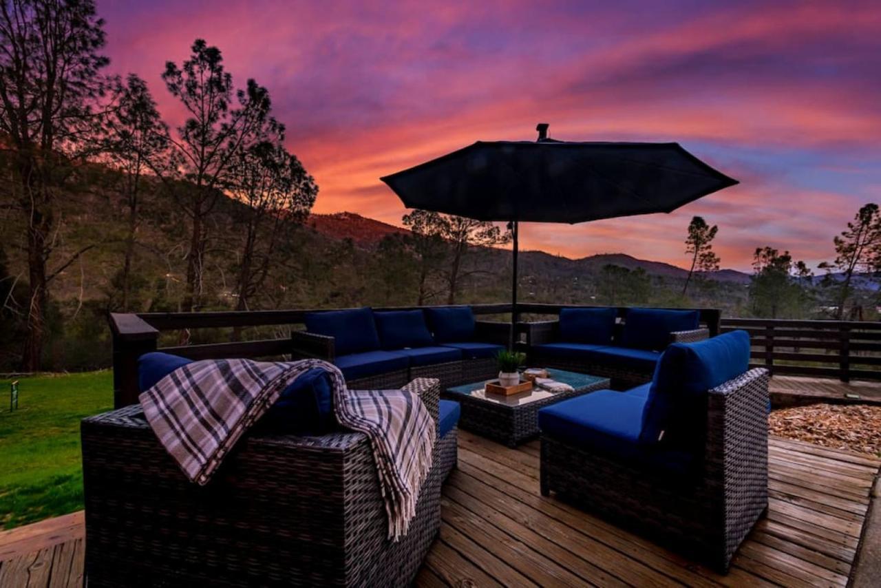 Sierra Vista Lookout Lodge With Creek, Waterfall And Waterholes, Minutes From Bass Lake And Yosemite South Gate North Fork エクステリア 写真